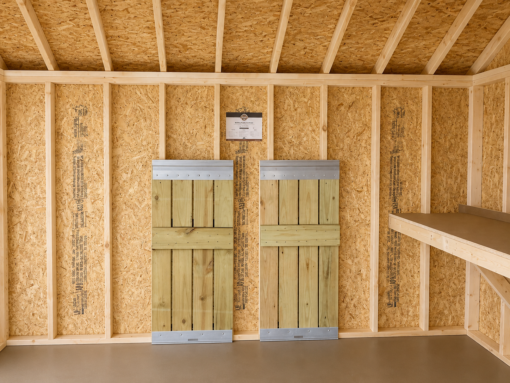 77249-1 10'x12' Quaker Gable Wood Panel Shed