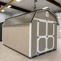 10'x16' High Barn Wood Panel Shed