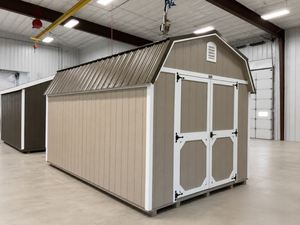 77259 10'x16' High Barn Wood Panel Shed
