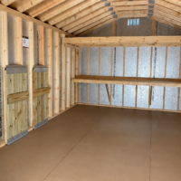 12'x20' Ranch Gable Wood Panel Shed