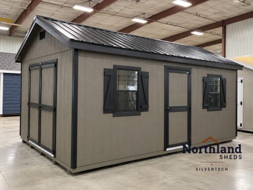 12'x20' Ranch Gable Wood Panel Shed