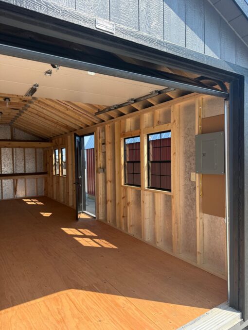 12'x28' Ranch Gable Wood Panel Garage