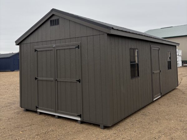 12'x24' Economy Ranch Gable Wood Shed