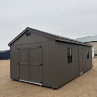 12'x24' Economy Ranch Gable Wood Shed