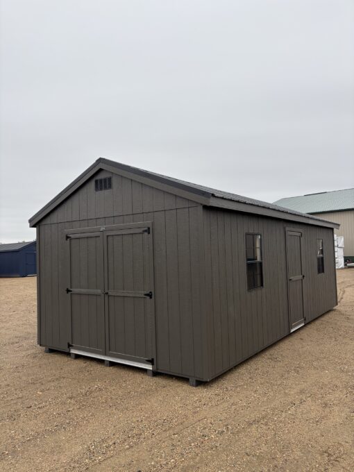 12'x24' Economy Ranch Gable Wood Shed
