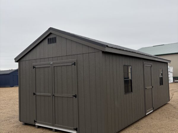 12'x24' Economy Ranch Gable Wood Shed