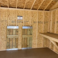10'x12' Ranch Gable Wood Panel Shed