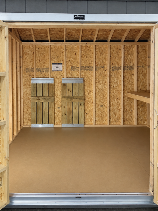 77488 2 10'x12' Ranch Gable Wood Panel Shed