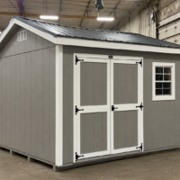 77488 10'x12' Ranch Gable Wood Panel Shed