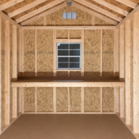 8'x12' Ranch Gable Wood Panel Shed