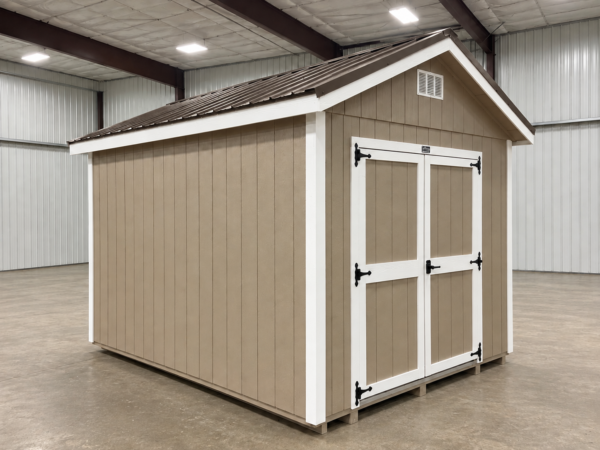 8'x12' Ranch Gable Wood Panel Shed