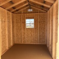 77709 1 8'x12' Economy Ranch Gable Wood Shed