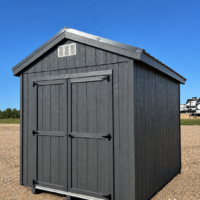 77709 8'x12' Economy Ranch Gable Wood Shed