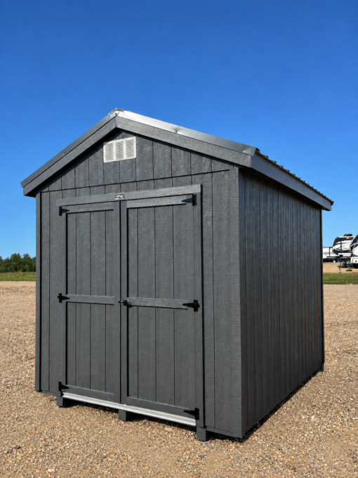 77709 8'x12' Economy Ranch Gable Wood Shed