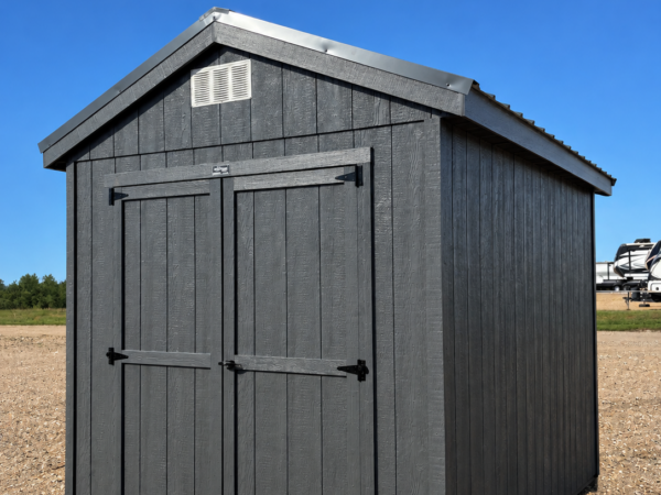 8'x12' Economy Ranch Gable Wood Shed