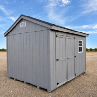10'x12' Economy
  Ranch Wood Panel Shed