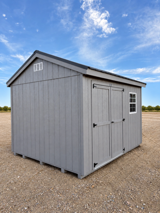 10'x12' Economy
  Ranch Wood Panel Shed