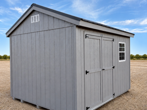 10'x12' Economy
  Ranch Wood Panel Shed