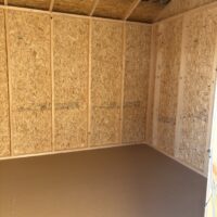 10'x12' Economy Ranch Gable Wood Shed