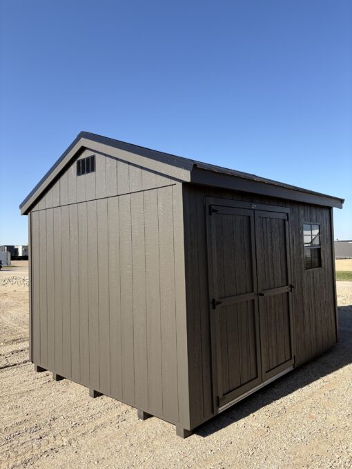 10'x12' Economy Ranch Gable Wood Shed