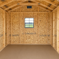 77791 12 10'x12' Economy Ranch Gable Wood Shed