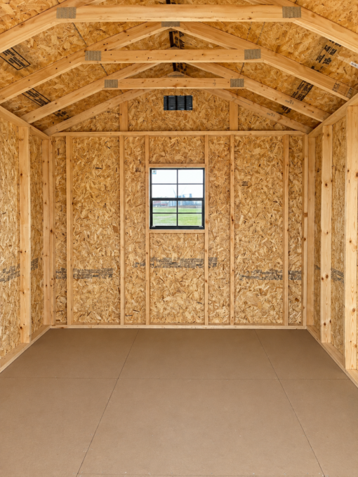 77791 12 10'x12' Economy Ranch Gable Wood Shed