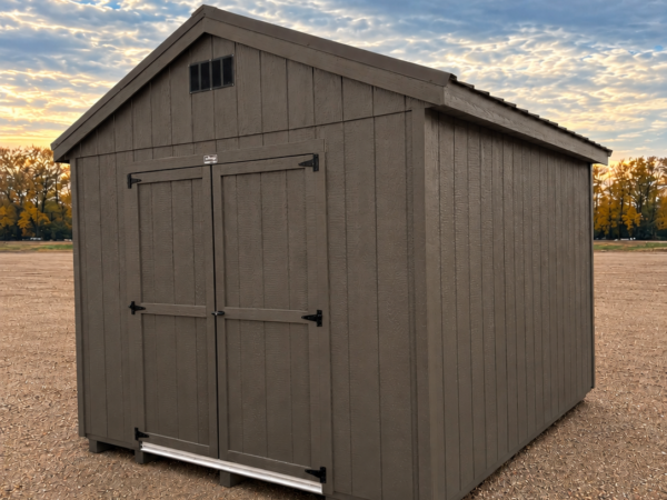 10'x12' Economy Ranch Gable Wood Shed