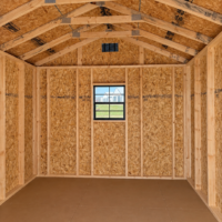 10'X12' Economy Ranch Gable Wood Shed