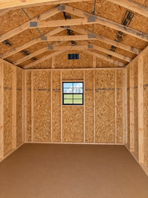 10'X12' Economy Ranch Gable Wood Shed