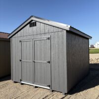 10'X12' Economy Ranch Gable Wood Shed