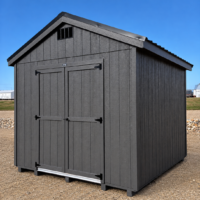 10'X12' Economy Ranch Gable Wood Shed
