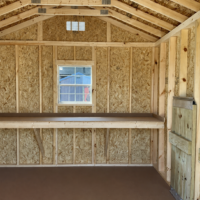 77799-1 10'x12' Ranch Gable Wood Panel Shed