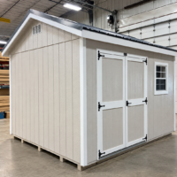 10'x12' Ranch Gable Wood Panel Shed