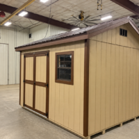 10'x12' Ranch Gable Wood Panel Shed