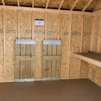 77865-1 10'x12' Ranch Gable Wood Panel Shed