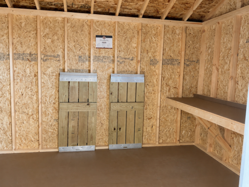 77865-1 10'x12' Ranch Gable Wood Panel Shed
