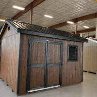 77865 10'x12' Ranch Gable Wood Panel Shed