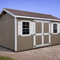 10'x16' Ranch Gable Wood Panel Shed