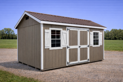 10'x16' Ranch Gable Wood Panel Shed