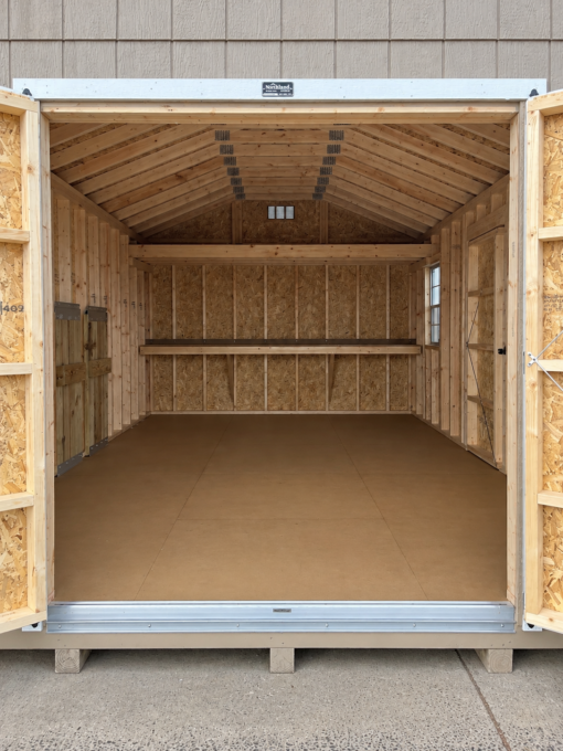 12'x20' Ranch Gable Wood Panel Shed