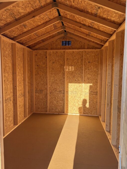 96130-2 8'x12' Economy Ranch Gable Wood Shed