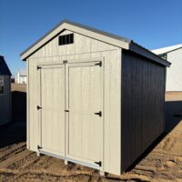 96130 8'x12' Economy Ranch Gable Wood Shed