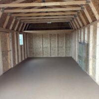 12'x24' Economy High Barn Wood Shed