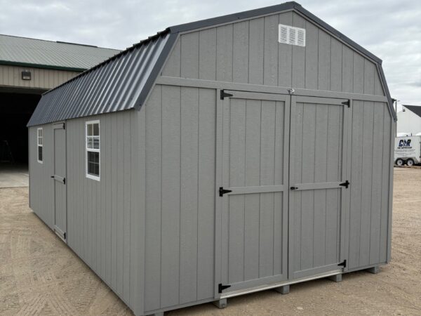 12'x24' Economy High Barn Wood Shed