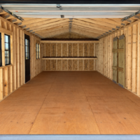 14'x32' Ranch Gable Wood Panel Garage