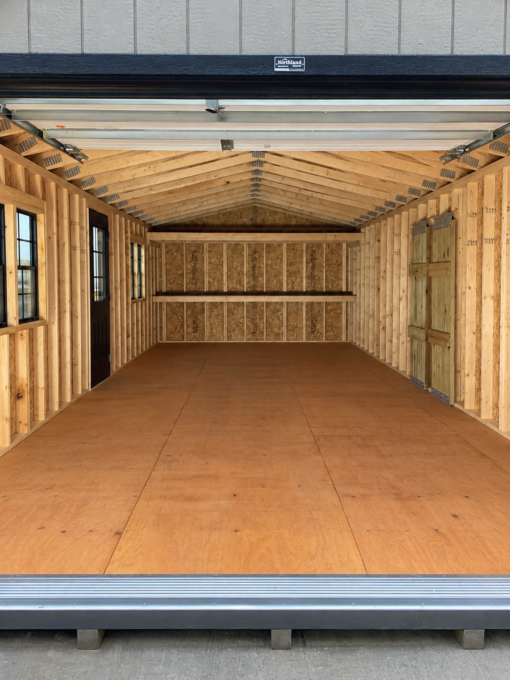 14'x32' Ranch Gable Wood Panel Garage