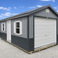 12'x24' Ranch Gable Metal Garage