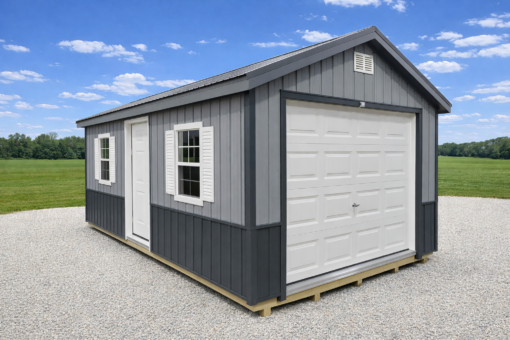 12'x24' Ranch Gable Metal Garage