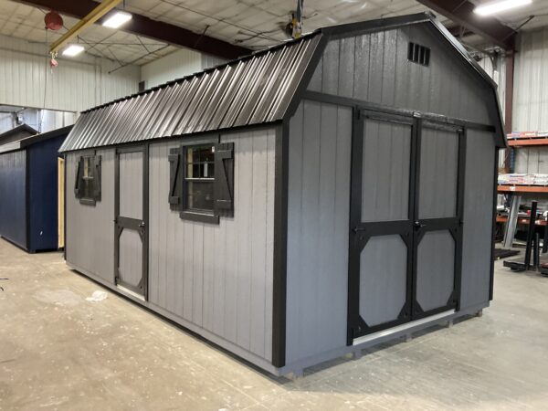IMG_3917 12'x20' High Barn Wood Panel Shed