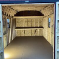 IMG_4106 10'x16' High Barn Wood Panel Shed